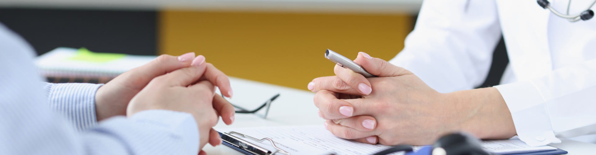 Dr. Bryancis with patient